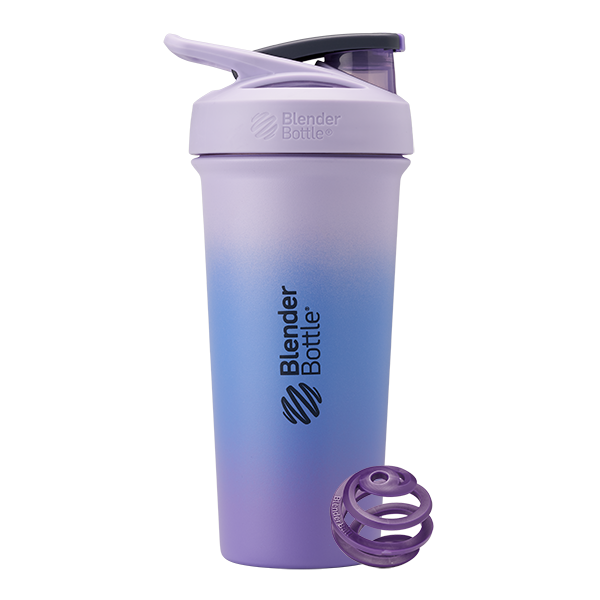 Purple gradient Strada Tritan odor-resistant shaker with locking lid.| Color#Lavender