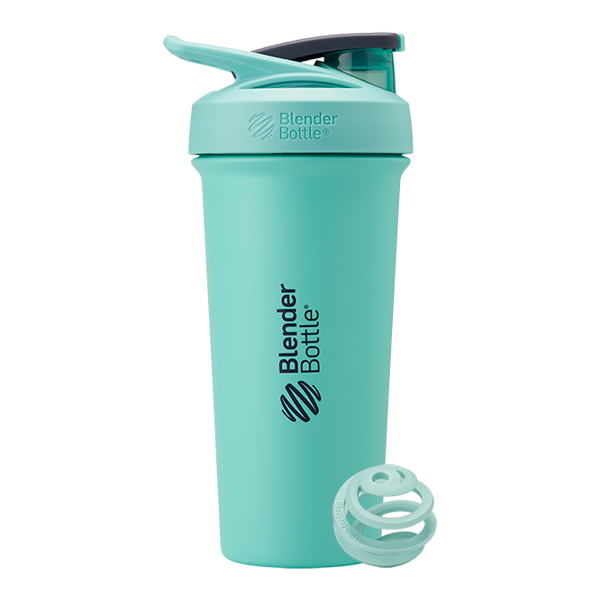 Seafoam Green Strada Tritan odor-resistant shaker with locking lid.| Color#Seafoam