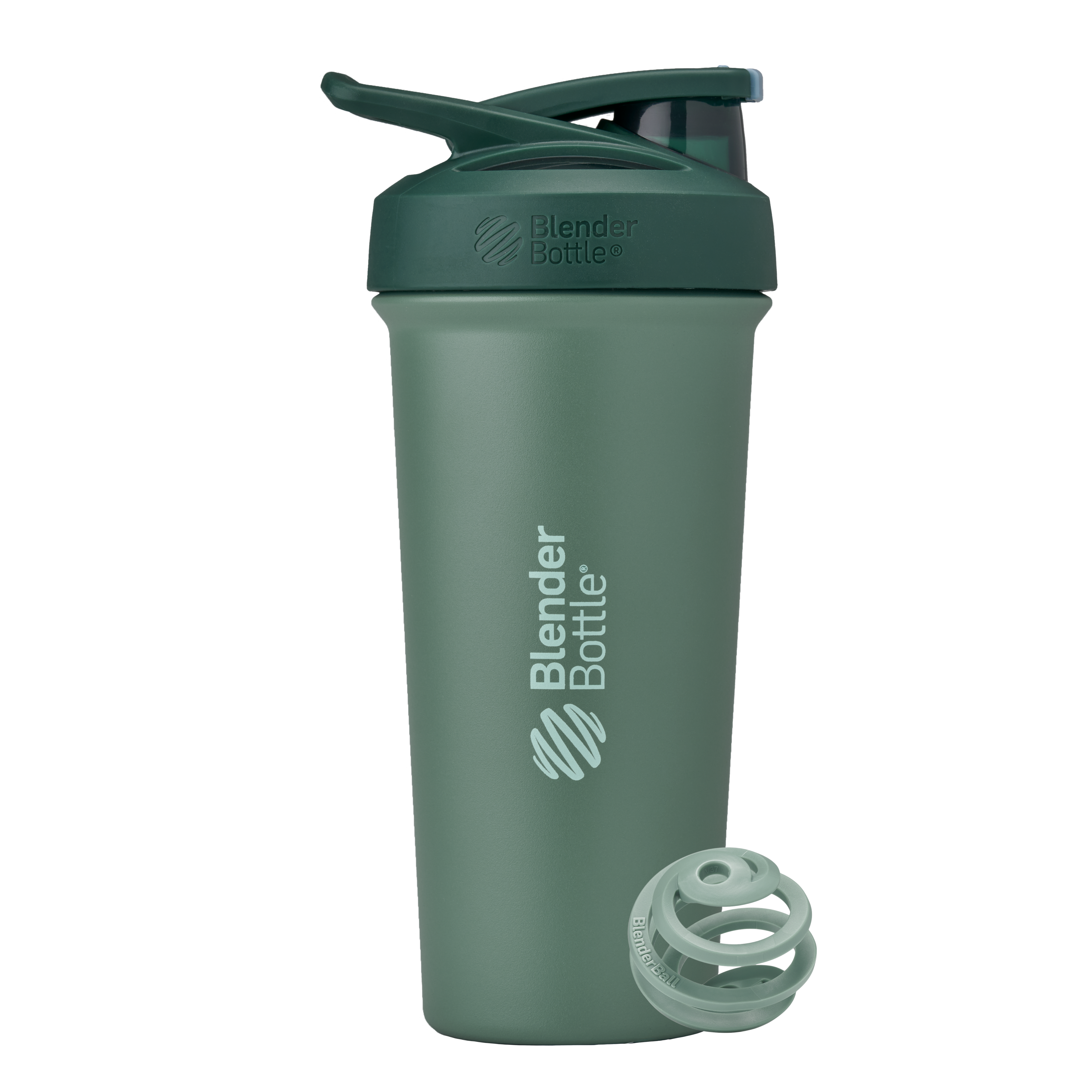 Sea Glass Green Stainless Steel shaker with locking lid.| Color#Sea glass