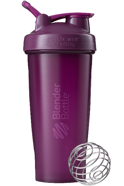 Plum BlenderBottle protein shake cup. | Color#plum_Size#28oz