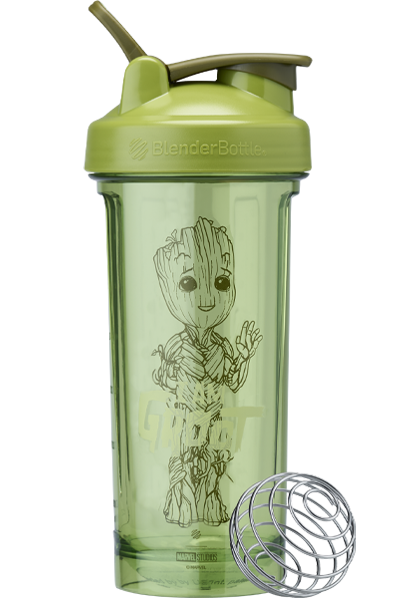 BlenderBottle Marvel Strada Shaker Cup Insulated Stainless Steel Water  Bottle with Wire Whisk, 24-Ounce, Iron Man