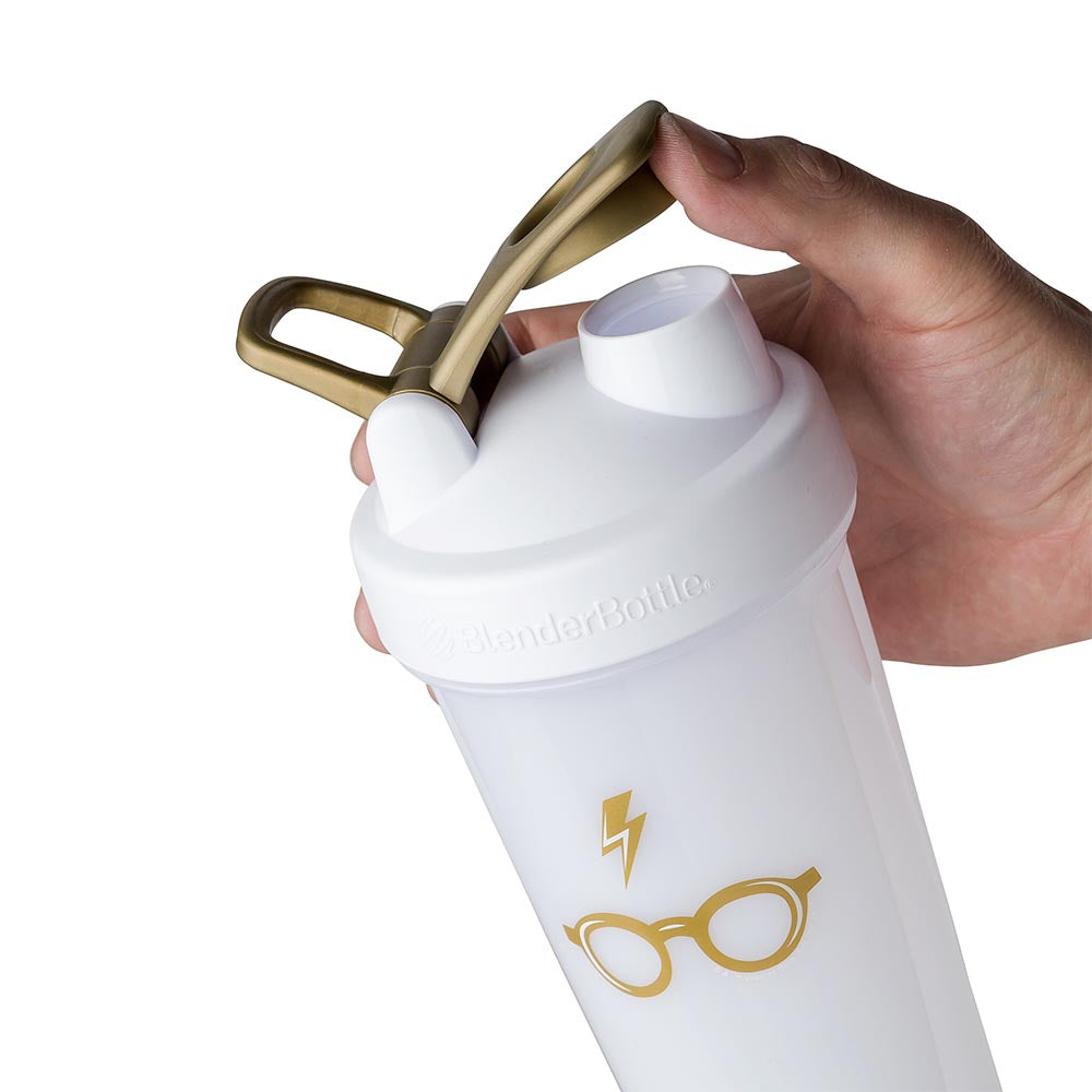 Harry Potter White & Gold Blender Bottle, 28 Oz.