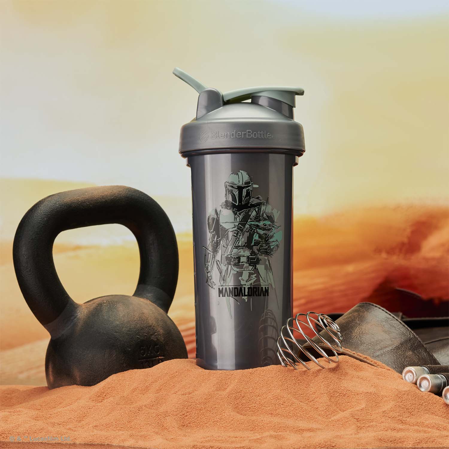 Blender Bottle The Mandalorian Pro Series 28 oz. Shaker Cup - This Is The Way