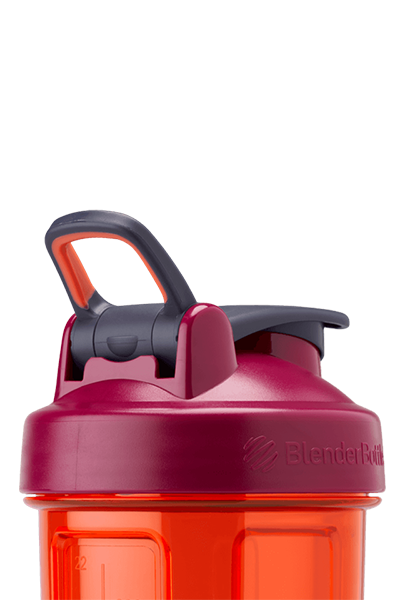Red shaker lid with adjustable carry loop and StayOpen™ flip-cap for easy access. Color: Nightshade, Color: Pewter, Color: Saffron, Color: Viridian Size: 24oz Size: 28oz Size: 32oz