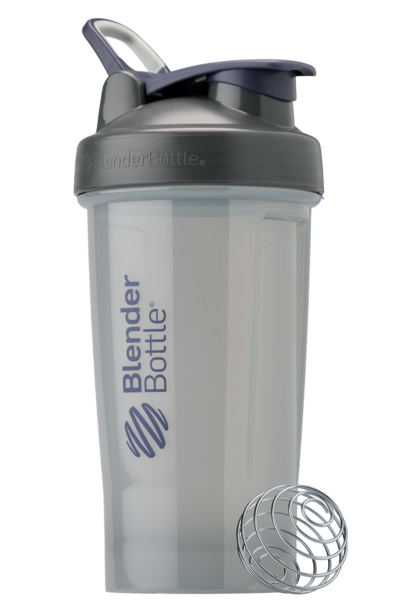 BlenderBottle Pro Series 28 Oz Smoke Gray Shaker Cup with Flip-Top