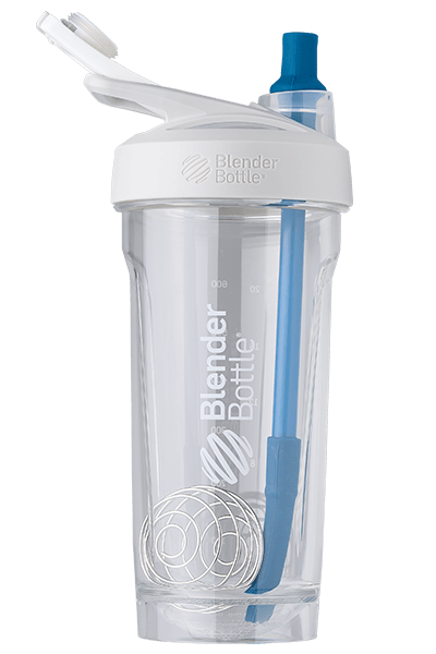 BlenderBottle Hydration Halex Squeeze Water Bottle with Straw