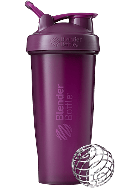 BlenderBottle 28oz Classic Shaker Cup Clear/Purple 