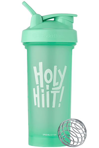 Blender Bottle Classic 28 oz. Gym Humor Shaker with Loop Top - Burpees