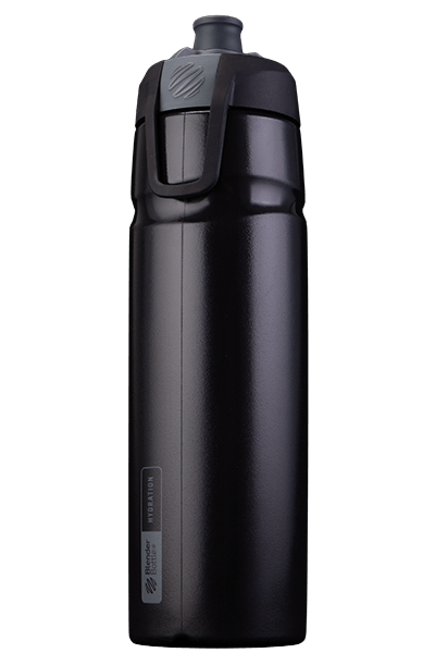 BlenderBottle 24oz Stainless Steel Water Bottle with Twist Lid - Black