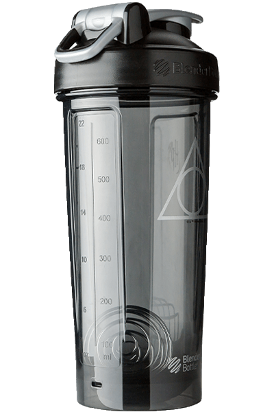 Harry Potter Blender Bottle Shaker 28 oz Clear Black Silver