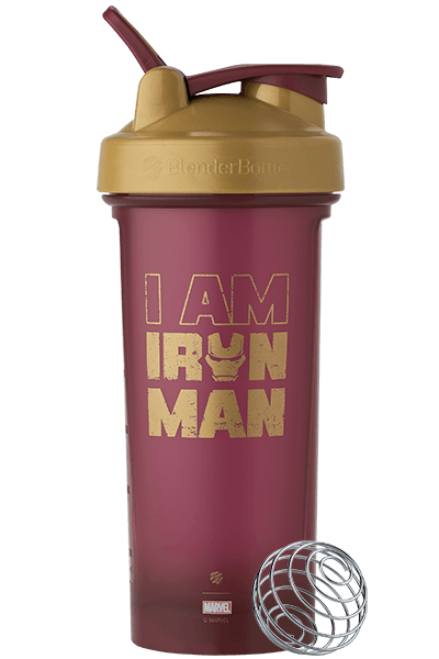 Blender Bottle Classic 28 oz. Marvel Shaker Cup - I Am Iron Man