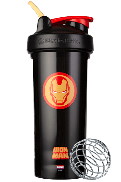 Marvel Train Like Iron Man Stainless Steel Water Bottle - WHITE